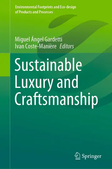 Cover of Sustainable Luxury and Craftsmanship