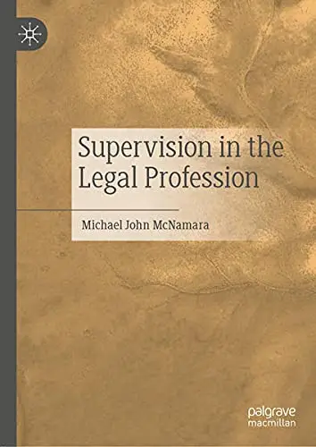 Cover of Supervision in the Legal Profession