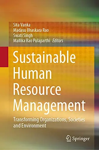Cover of Sustainable Human Resource Management