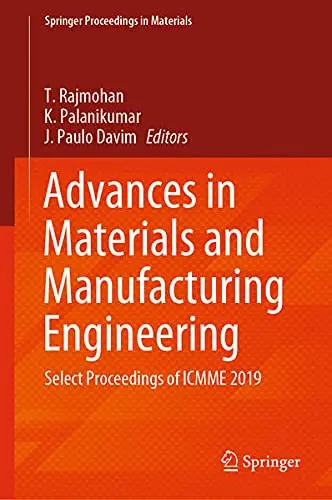 Cover of Advances in Materials and Manufacturing Engineering