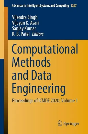 Cover of Computational Methods and Data Engineering
