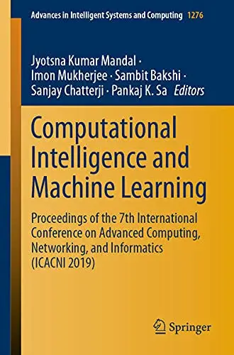 Cover of Computational Intelligence and Machine Learning