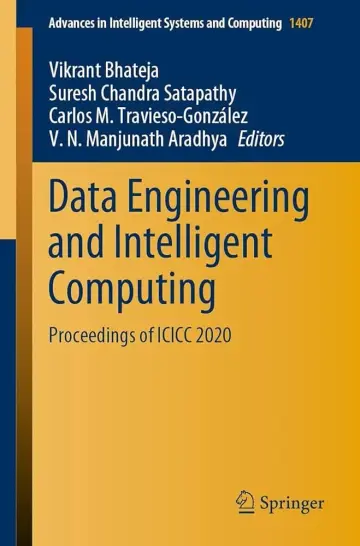 Cover of Data Engineering and Intelligent Computing