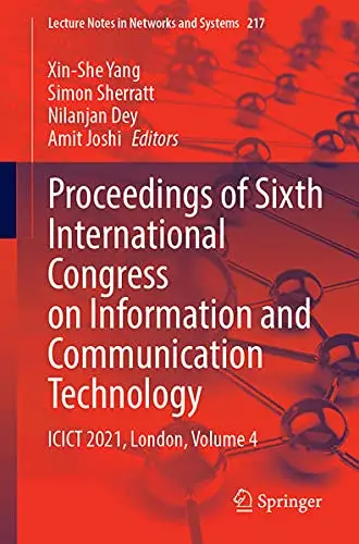 Cover of Proceedings of Sixth International Congress on Information and Communication Technology