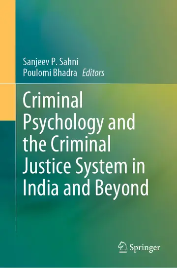 Cover of Criminal Psychology and the Criminal Justice System in India and Beyond