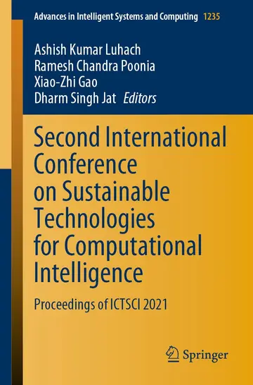 Cover of Second International Conference on Sustainable Technologies for Computational Intelligence
