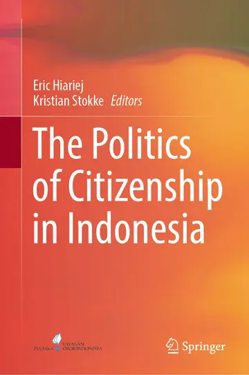 Cover of The Politics of Citizenship in Indonesia