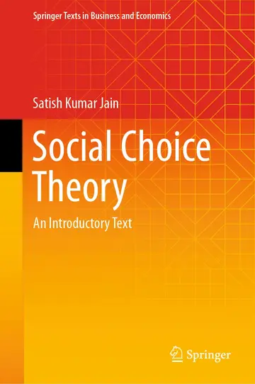 Cover of Social Choice Theory
