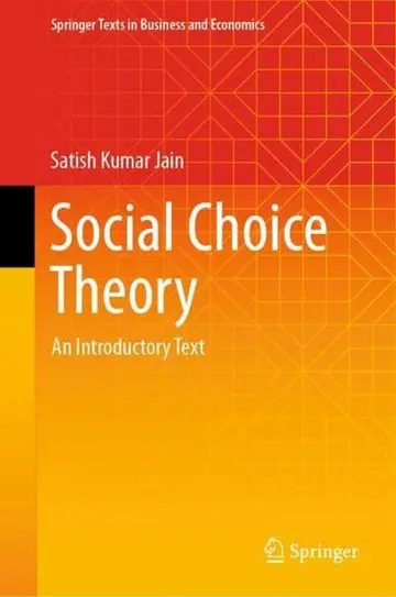 Cover of Social Choice Theory