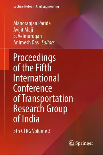 Cover of Proceedings of the Fifth International Conference of Transportation Research Group of India