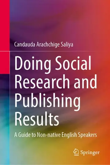 Cover of Doing Social Research and Publishing Results