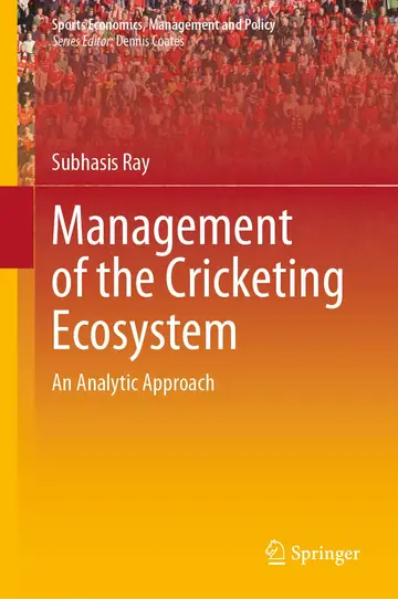 Cover of Management of the Cricketing Ecosystem