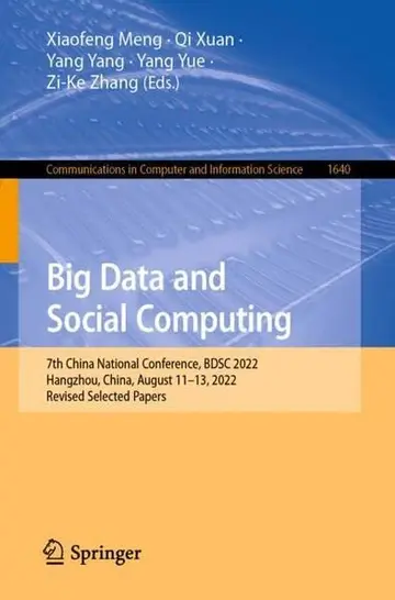 Cover of Big Data and Social Computing