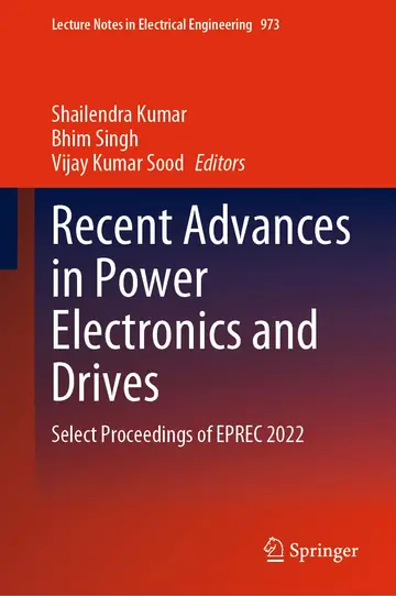 Cover of Recent Advances in Power Electronics and Drives