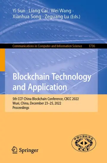 Cover of Blockchain Technology and Application