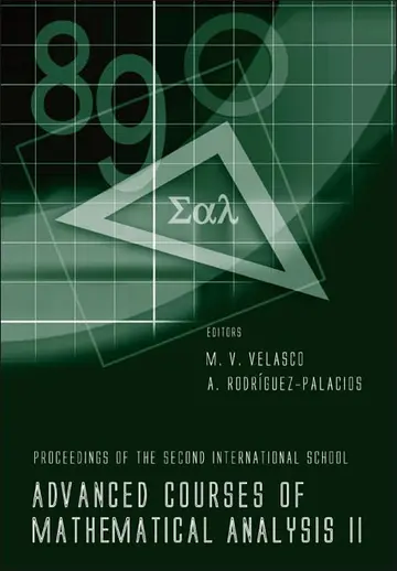 Cover of Advanced Courses of Mathematical Analysis II