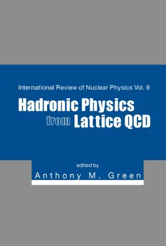Cover of Hadronic Physics from Lattice Qcd