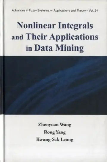 Cover of Nonlinear Integrals and Their Applications in Data Mining