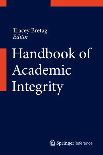 Cover of Handbook of Academic Integrity