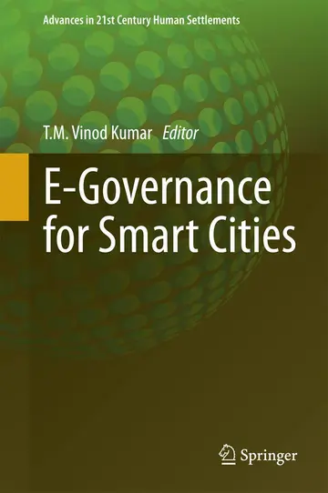 Cover of E-Governance for Smart Cities