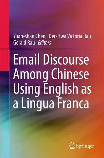 Cover of Email Discourse Among Chinese Using English as a Lingua Franca
