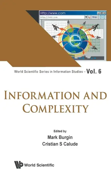 Cover of Information and Complexity