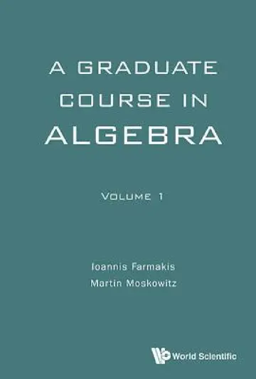 Cover of Graduate Course in Algebra, a - Volume 1