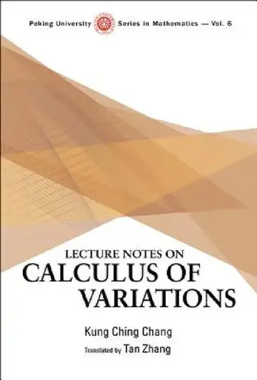 Cover of Lecture Notes on Calculus of Variations