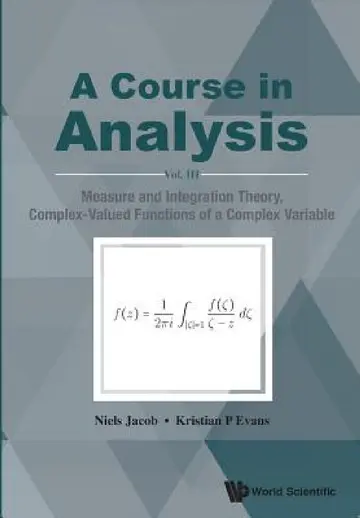 Cover of Course in Analysis, a - Vol. III