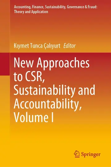Cover of New Approaches to CSR, Sustainability and Accountability, Volume I