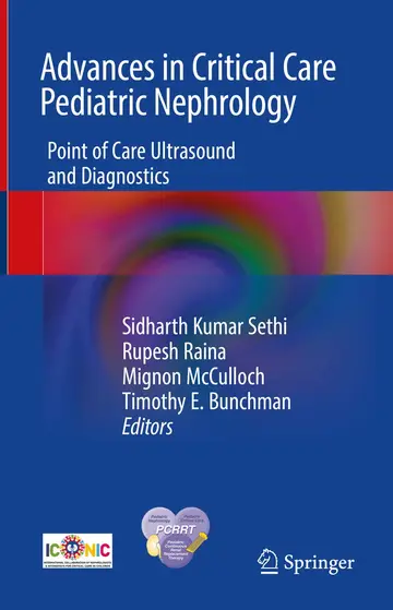 Cover of Advances in Critical Care Pediatric Nephrology Point of Care Ultrasound and Diagnostics