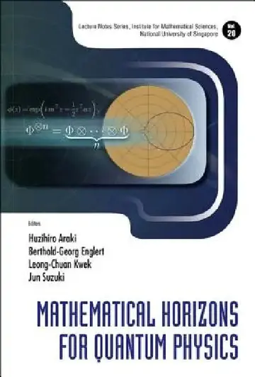 Cover of Mathemati Horizons for Quantum Phy (V20)