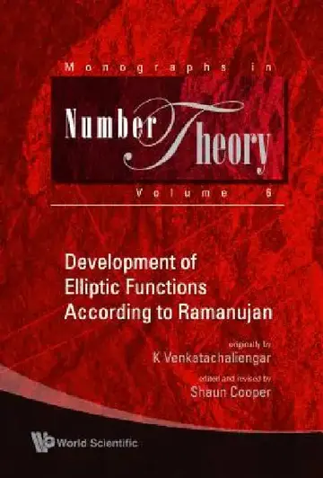 Cover of Develop Elliptic Func Accor to Ramanujan