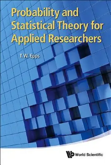 Cover of Probability and Statistical Theory for Applied Researchers