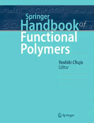 Cover of Springer Handbook of Functional Polymers
