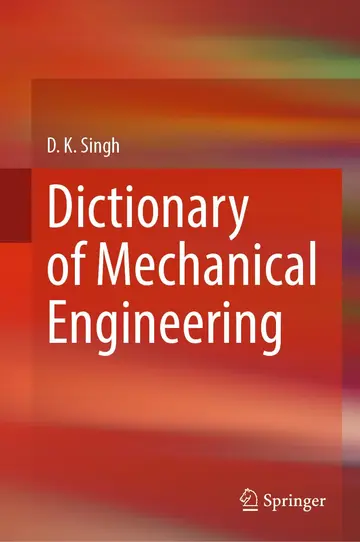 Cover of Dictionary of Mechanical Engineering