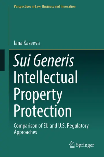 Cover of Sui Generis Intellectual Property Protection