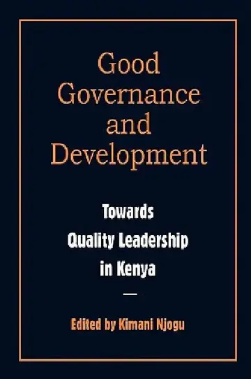 Cover of Governance and Development. Toward Quality Leadership in Kenya