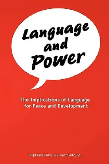 Cover of Language and Power. The Implications of Language for Peace and Development