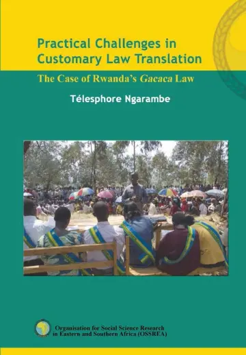 Cover of Practical Challenges in Customary Law Translation