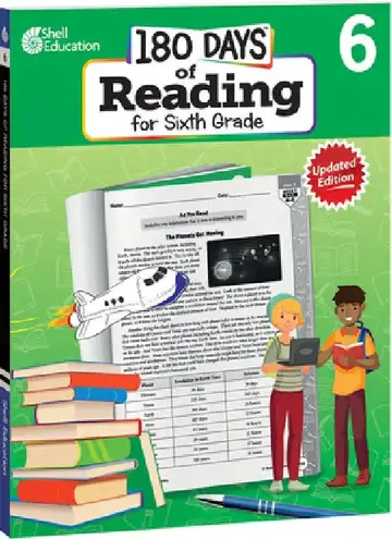 Cover of 180 Days of Reading for Sixth Grade, 2nd Edition