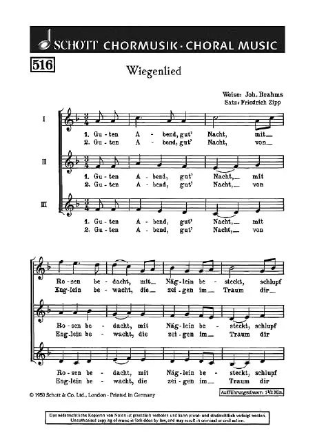 Cover of Wiegenlied