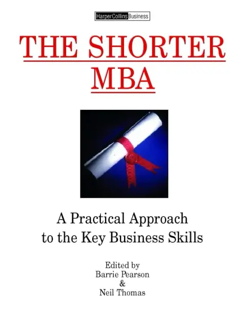 Cover of The Shorter MBA