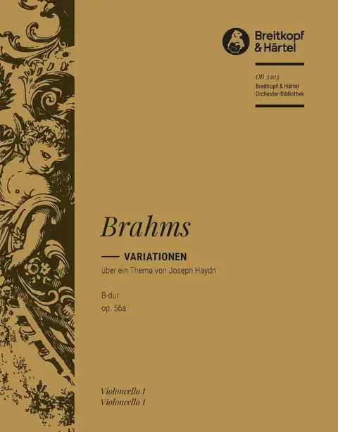 Cover of Haydn-variationen b-dur op.56a orchestre