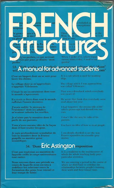 Cover of French Structures