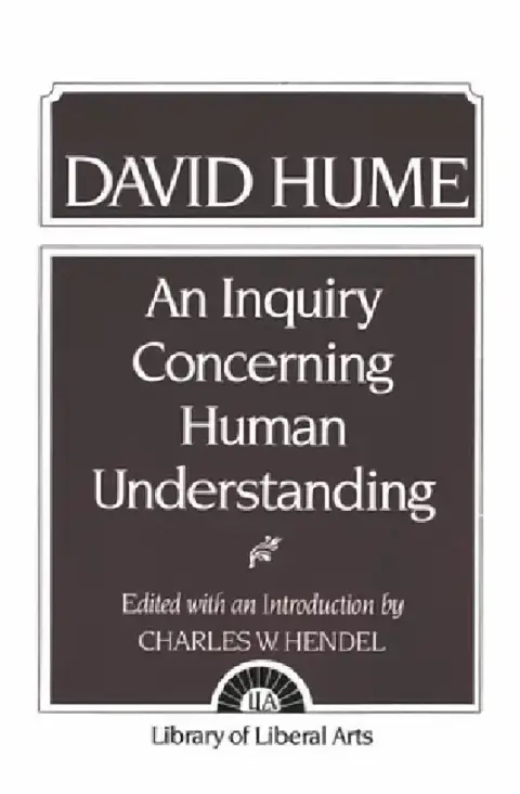 Cover of An Inquiry Concerning Human Understanding