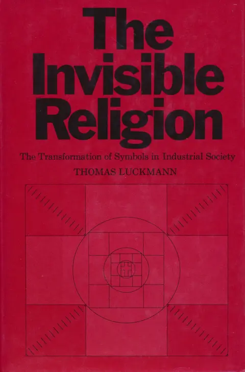 Cover of The invisible religion