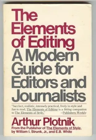 Cover of The ELEMENTS OF EDITING