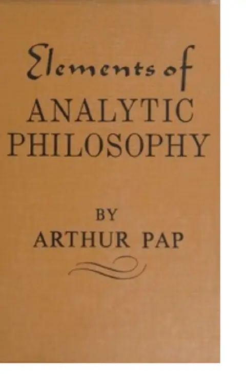 Cover of Elements of Analytical Philosophy