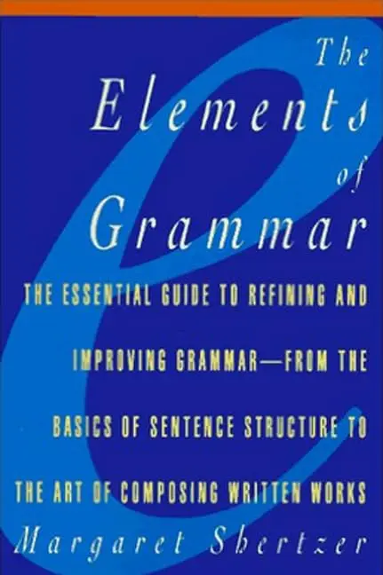 Cover of The Elements of Grammar
